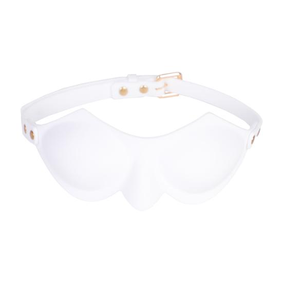 Силиконовая повязка на глаза для BDSM с регулируемым ремешком, светонепроницаемая маска для глаз для сенсорной игры, интимных игр, мягкая, незаметная, игрушка для взрослых для ролевых игр пар