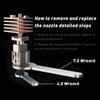 Для сборки b Hotend со съемными соплами из закаленной стали Hotend для 3D-принтеров серии b X1C