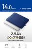 Elecom Неопреновая внутренняя сумка для ПК для чехла, для 14-дюймовых ПК, темно-синяя, BM-IBTHNP14NV