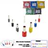 100Pcs Insulated Wire Sheath Copper Tube Terminal Pin Cord End Terminal Crimping Connector Terminal EV0508 1008 1508 2508 4009