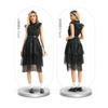 Halloween Gothic Adams Family Bride Vampire Dress Wednesday Cosplay Costume Sexy Black Women