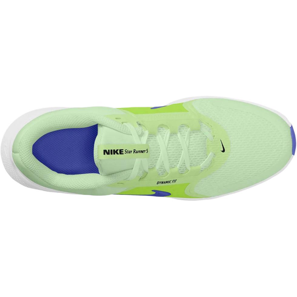 Nike Star Runner 5 Удобная посадка Низкие детские кроссовки для бега Детские кроссовки для бега Флуоресцентно-желтые HF7004-700