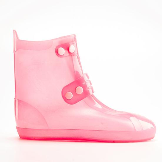 1 Pair Multi Use Boot Covers Matte Finish Convenient Foldable Waterproof Rain Shoe