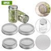 Simplify Sprouting At Home with 4pcs Stainless Steel For Jar Sprout Lids