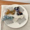Barrettes Bowknot Hairpin Women Hair Comb Korean Barrettes Acetic Acid Hair Clips Girl Bangs Clip