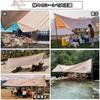 Naturehike Официальный магазин Tarp Rectatarp Солнцезащитный тент Водонепроницаемый PU2000 с шестом Солнцезащитный Компактный Легкий Для Людей Блокирующий Свет Тепловой Тент