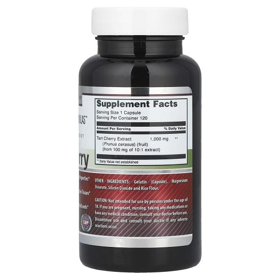 Tart Cherry, 1,000 Mg, 120 Capsules