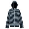 Женская толстовка с капюшоном на молнии Bayletta II в полоску
