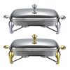 Chafing Dish Buffet Warmer Food Tray Hot Pot Detachable Serving Dish Hot Pot for Banquets Wedding Catering Parties Cooking