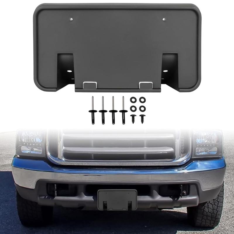 Рамка номерного знака ABS, устойчивая к коррозии, крепление номерного знака на переднем бампере, крепление F81Z17A385AA для F250 F330 F450 F550 99-04