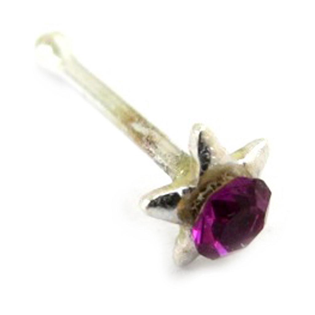 Les Trésors De Lily [L5413] — фиолетовая серебряная заклепка «Звезда»