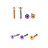 M6 X 10/15/20/25/30/35 Countersunk Head Titanium Alloy Screw TC4/GR5 Headset Stem Top Fixing Screws