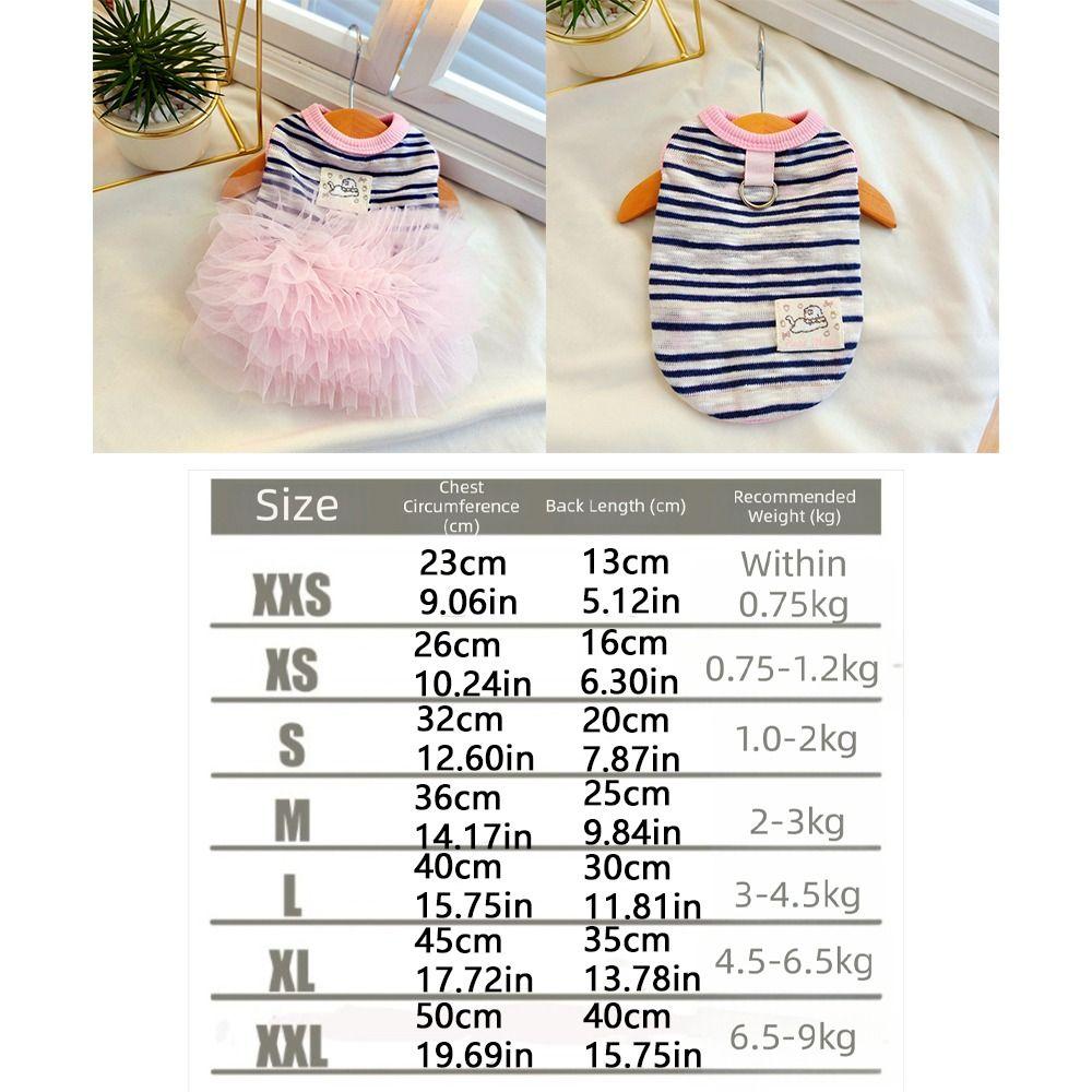 Thin Breathable Dog Cooling Vest Lace Skirt Pet T-shirt Fashion Puppy Princess Dress Small Dogs