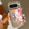 Для Google Pixel 9 8 Pro Xl 8a противоударный желтый розовый цветочный узор силиконовый мягкий защитный чехол для линз однотонный противоударный матовый чехол для телефона