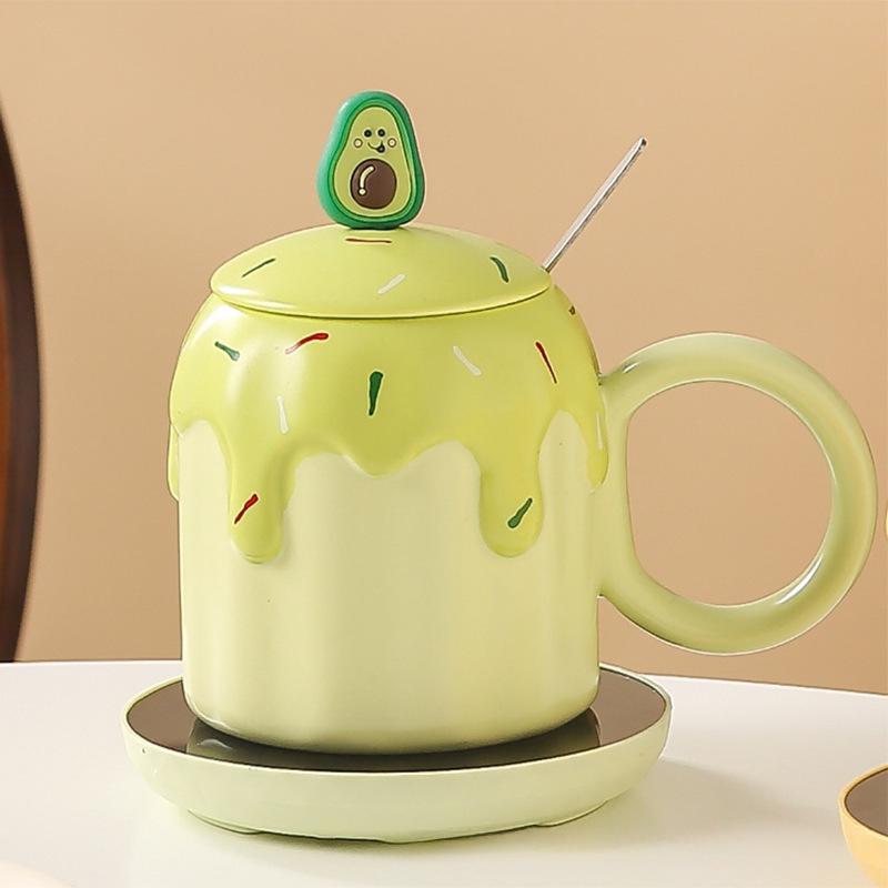 55 градусов теплая чашка с постоянной температурой керамическая чашка сувенирная кружка открывающаяся подарочная автоматическая нагревательная чашка чашка для воды