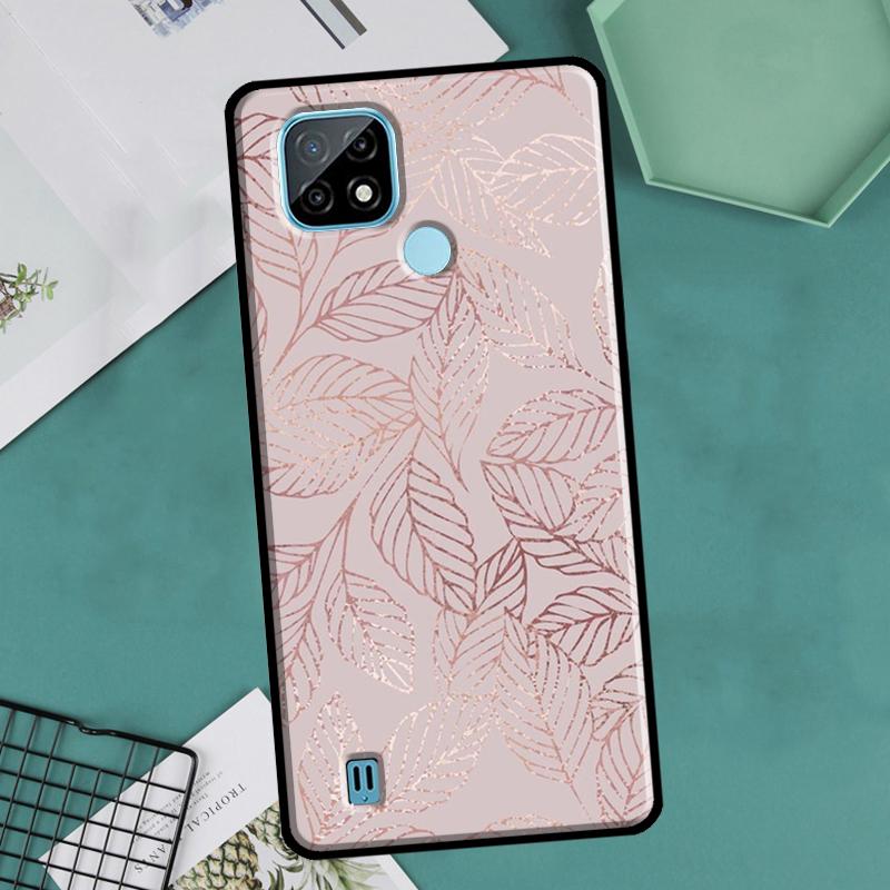 Love Rose Gold Style For Realme GT Neo 2 3 Master 8i 9i 8 9 Pro Plus C35 Case For OnePlus 9 10 Pro 9R 10R Nord2