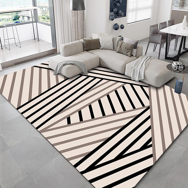 Геометрия Ковер для гостиной Домашний ковер для спальни Кабинет Офисный ковер Гостевой дом Отель Декоративный ковер