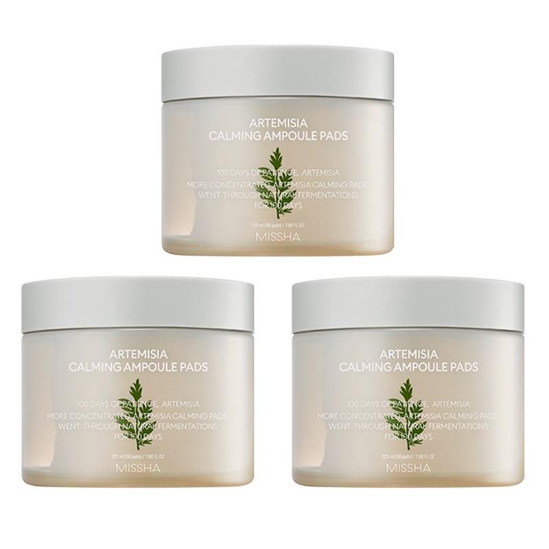 MISSHA Artemisia Soothing Ampoule Pads, (3 Options)