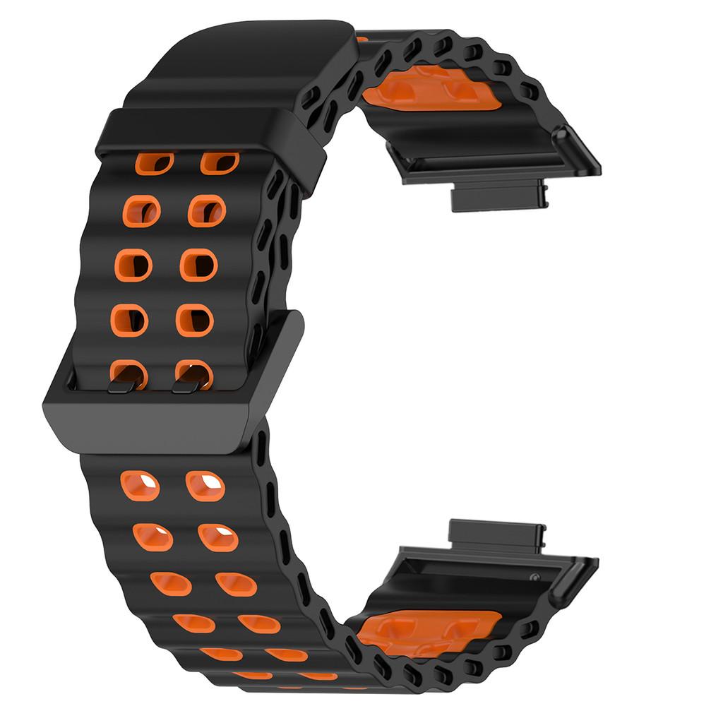 Силиконовый ремешок для Redmi Watch 5, ремешок для Redmi Watch 4, Xiaomi Mi Band 8 Pro/9 Pro, двухцветный дышащий ремешок, спортивный браслет