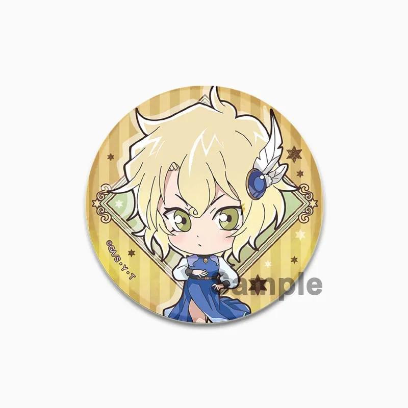 32/44/58mm Maorilan Haibara Ai Conan Hattori Heiji Badge Cartoon Anime Cute Brooch Pins for Clothes Backpack Hat Jewelry Accessories