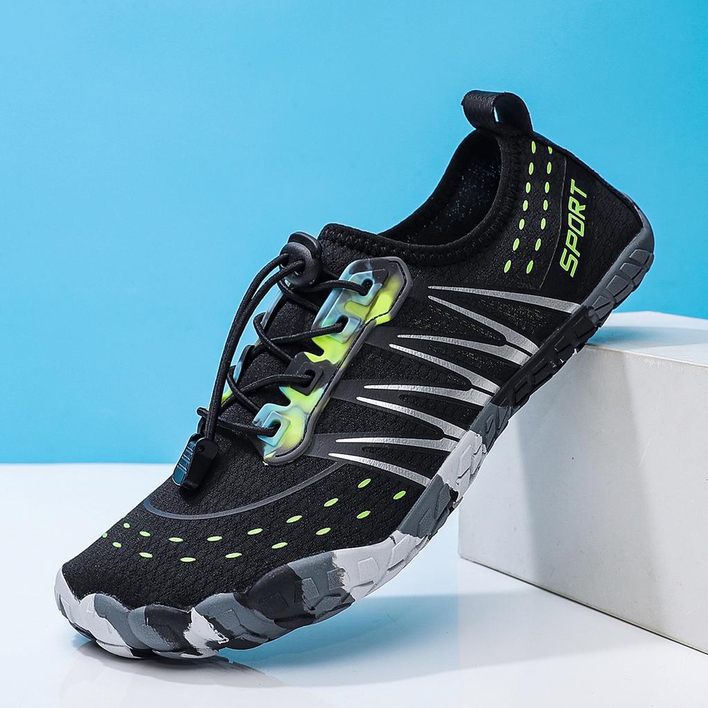 Couple River Tracing Shoes for Outdoor Hiking Five Finger Anti Slip Wear-resistant Beach Swimming Fishing Water Skiing Shoes