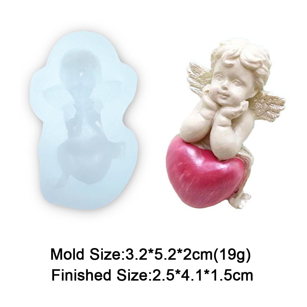 3 Style DIY Silicone Fondant Cake Cupid Little Angel Molds Cake Decoration Tools Chocolate Mold Mini Style Candy Clay Mould