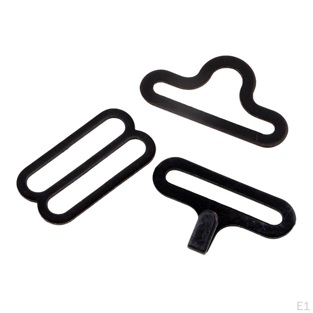 20 Bow Tie Clip Hardware Clips Hook Closure for Straps
