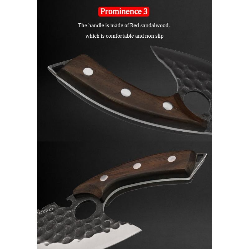 Professional Kitchen Knives Cooking Bread Knife Steak Knife Family Dinner Knife Wooden Kitchen Sharp Stainless Steel Cutting Knife