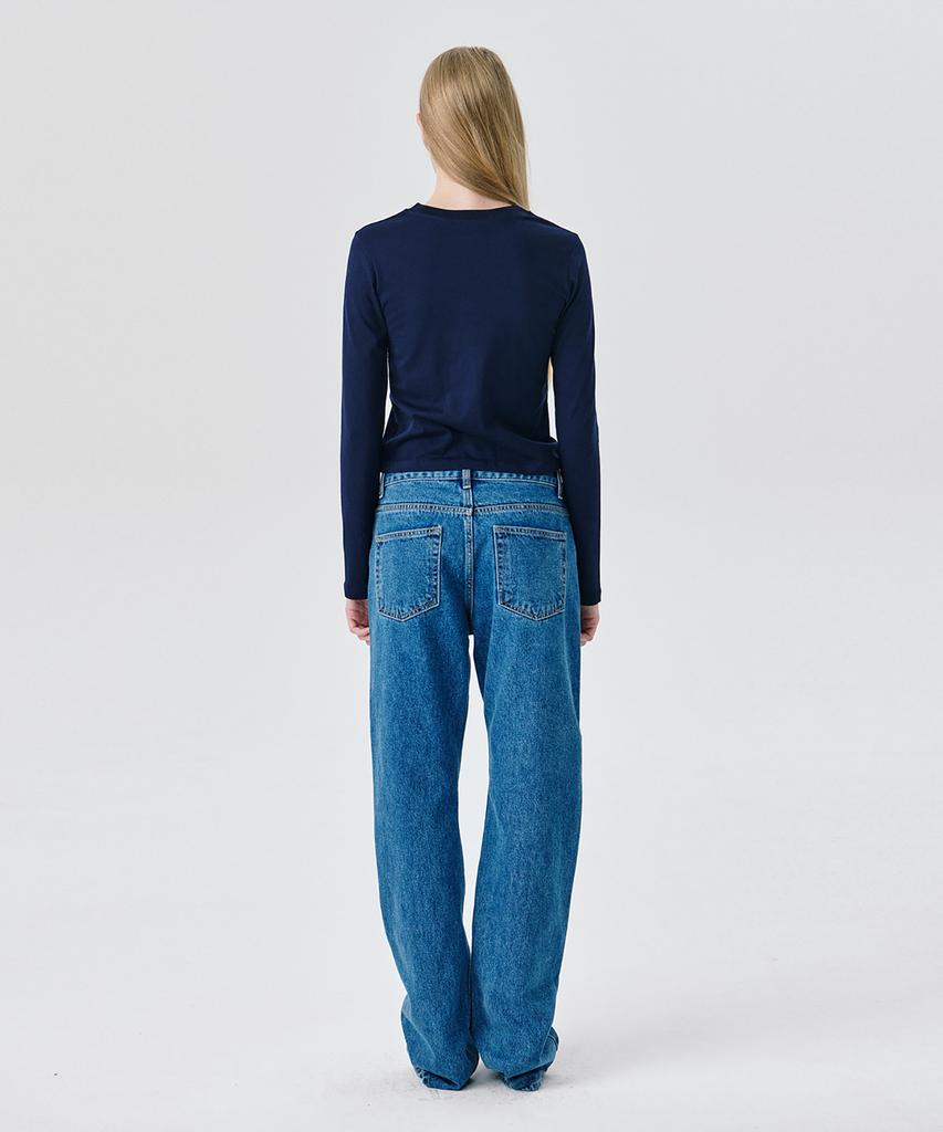 WNDERKAMMER Daily Fitted T_Navy