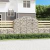 VidaXL Arched Gabion Basket Gabion Cage Gabion Wall Stone Basket Gabion for Stone Garden Patio Outdoor 153477