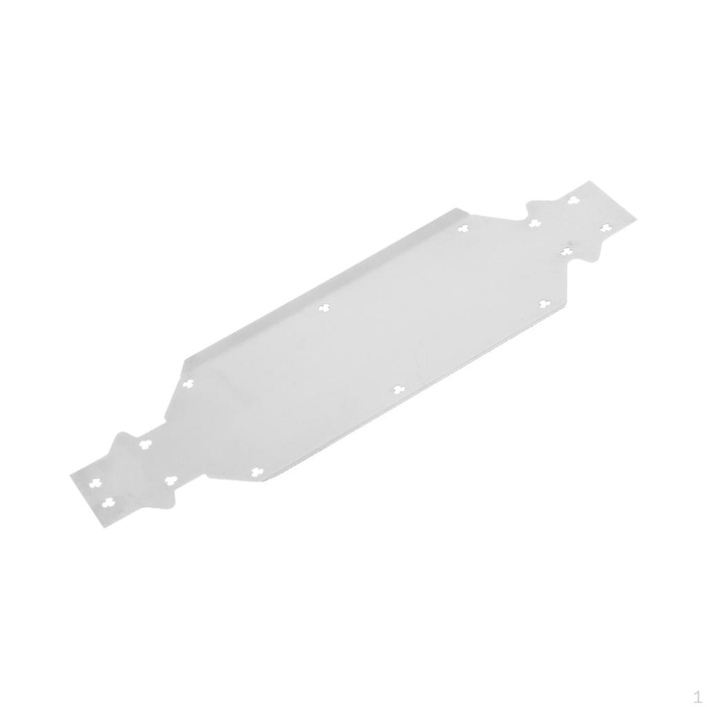 Chassis Skid Plate Replacement Stainless Steel Bolt on for P12 1: 12 RC Car Truck 11x3.5inch Easily