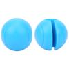 2pcs Barbell Grips Round Thick Silicone Dumbbell Adapter Balls Barbell Grip Hand Wrap BallBlue