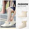 Japanese New Medium Tube Rain Shoes Women's Fashion Water Shoes Outer Wear Medium Tube Water Shoes Adult Short Rain Boots