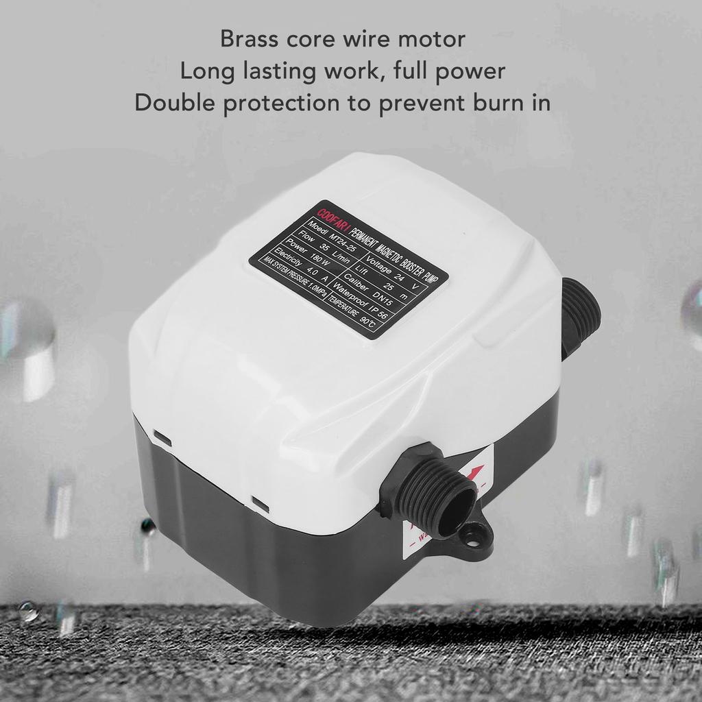 Автоматический насос повышения давления воды Насос повышения давления Водное давление Высокое 180 Вт для кухонной мойки Душа DC24V AC100‑240V Насос повышения давления