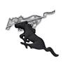 SKMP8 2PCS Car Body Emblem 3D Mustang Running Horse Sticker For Ford Focus 2 Fiesta Mondeo Edge Shelby GT EcoSport Ranger MK5 Transit