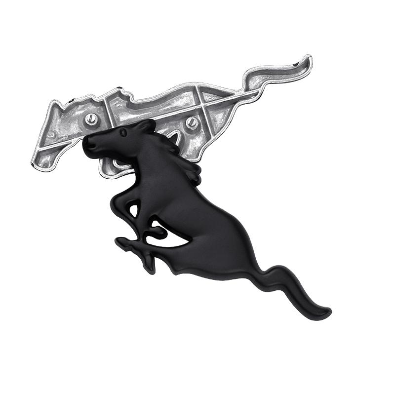 SKMP8 2PCS Car Body Emblem 3D Mustang Running Horse Sticker For Ford Focus 2 Fiesta Mondeo Edge Shelby GT EcoSport Ranger MK5 Transit