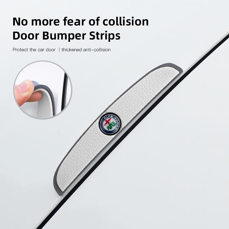 KQORV1 4Pcs Car Anti-collision Strips Door Rearview Mirror Protector Sticker For Alfa Romeo Giulietta GT 159 147 156 Giulia MiTo Disco