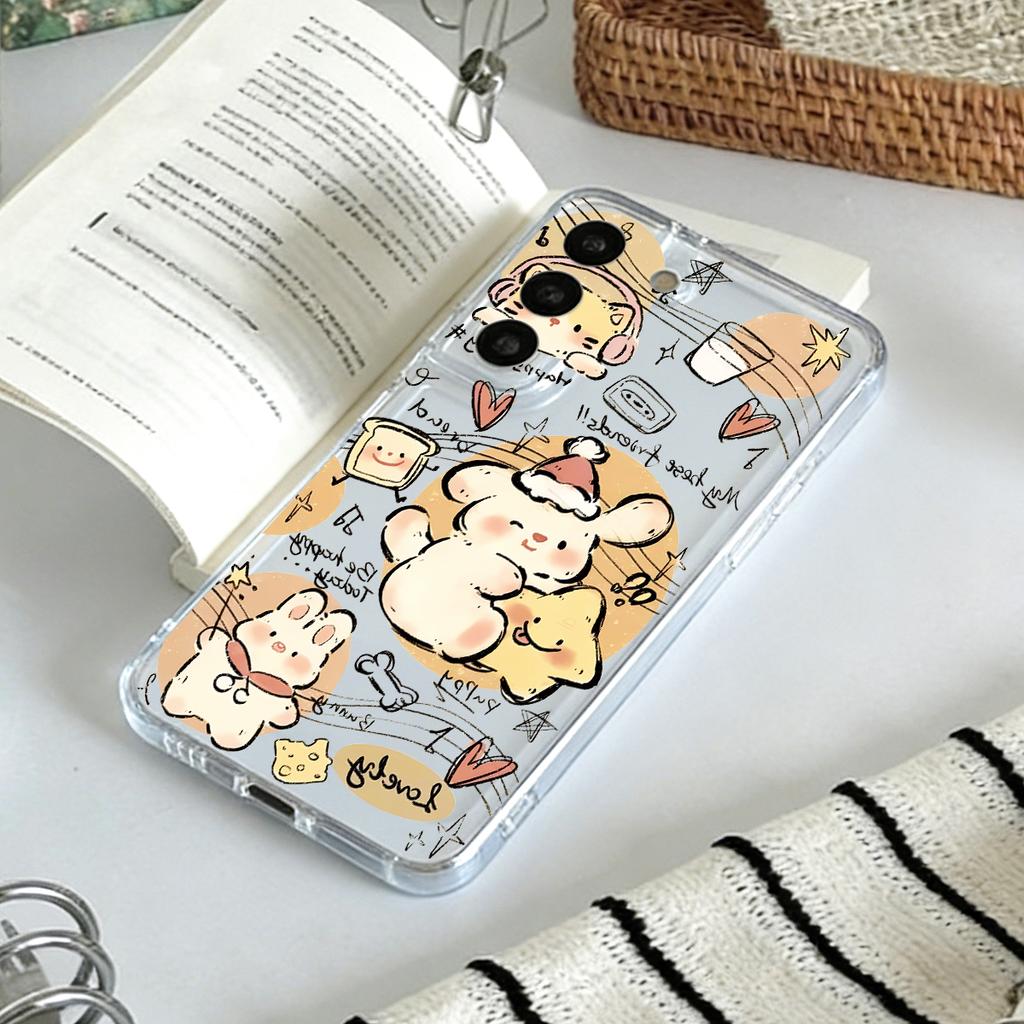 Transparent Shockproof Soft Cover For S21 FE Samsung Galaxy S21 S22 Ultra 5G Galaxy A32 A53 5G A13 4/5G Samsung Note20 Ultra