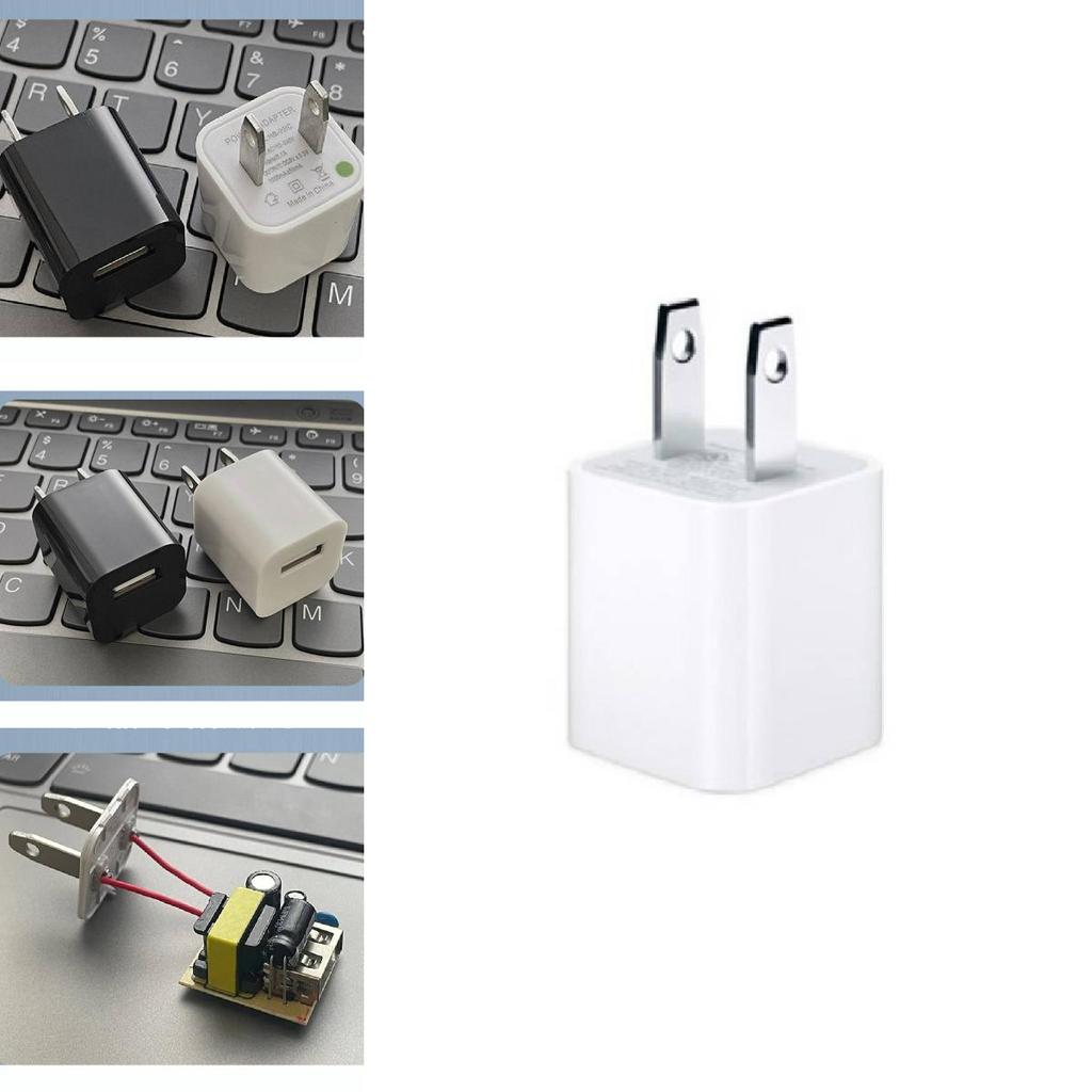 Универсальный USB-адаптер-зарядное устройство 5V 1A для смартфонов и мелкой бытовой техники с сертификацией FCC CE