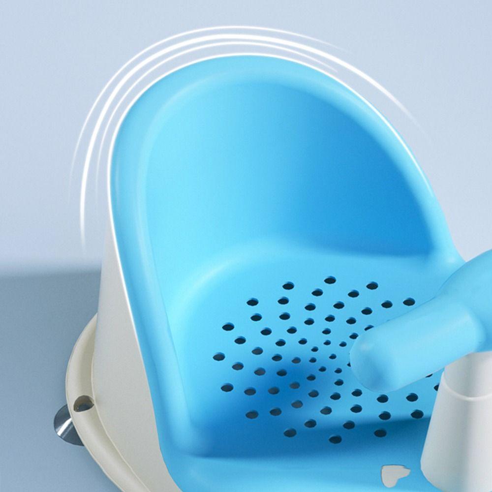 Удобное детское сиденье для ванны, нескользящее детское сиденье для душа, круглое детское кресло для ванны для новорожденных