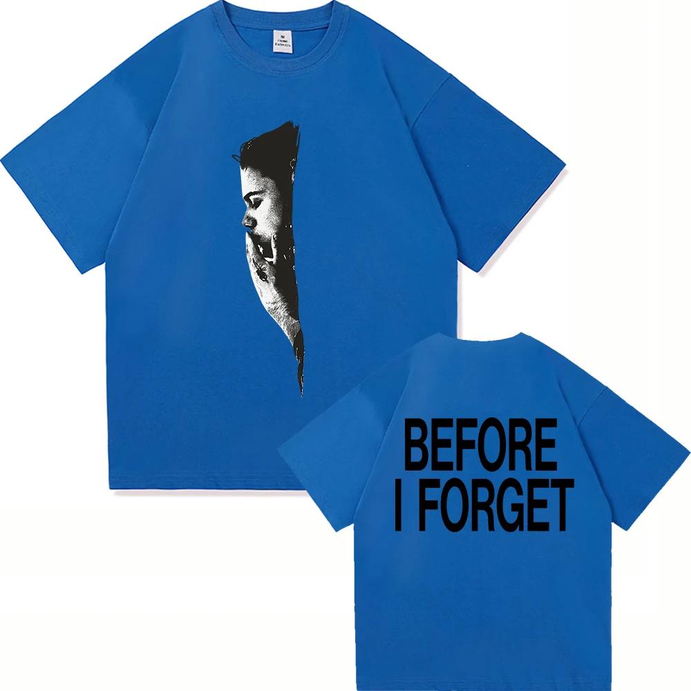 The Kid Laroi Before I Forget Tee Shirt 2026 New Album UnisexWomen Clothing Harajuku High Quality Tops Cotton TShirts Vintage