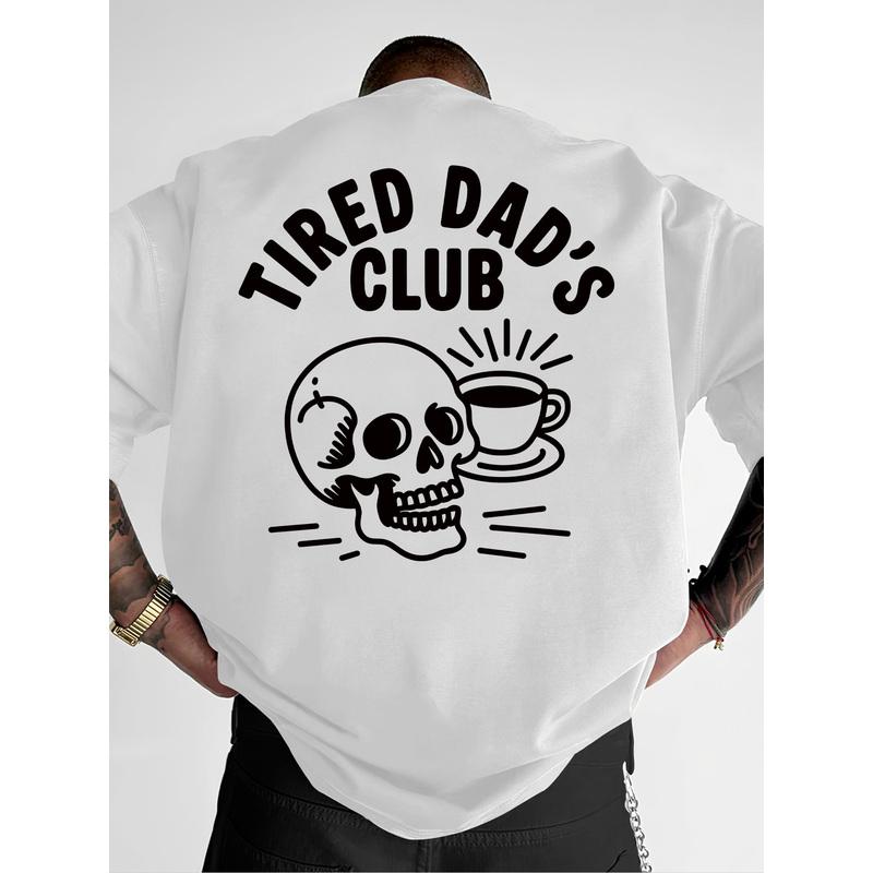 Men's Graphic T-shirt with Fashionable Prints, Featuring Unique and Creative Patterns on a Round-neck Design. Made of Pure Cotton, It's a Trendy