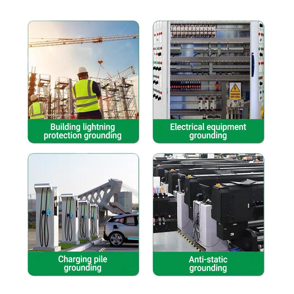 High Accuracy Ground Resistance Meter DY4100  0-2000Ohm Megohmmeter Earth Tester for Lightning Protection & Electrical Safety