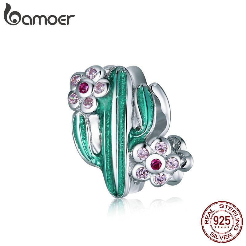 BAMOER Стерлингового Серебра 925 пробы Неторопливая летняя серия Подвеска-бусина для оригинального браслета