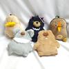 Wombat Family Platypus Tasmanian Devil Wombat Koala Plush Doll Retractable Card Bag Change Bag Storage Bag