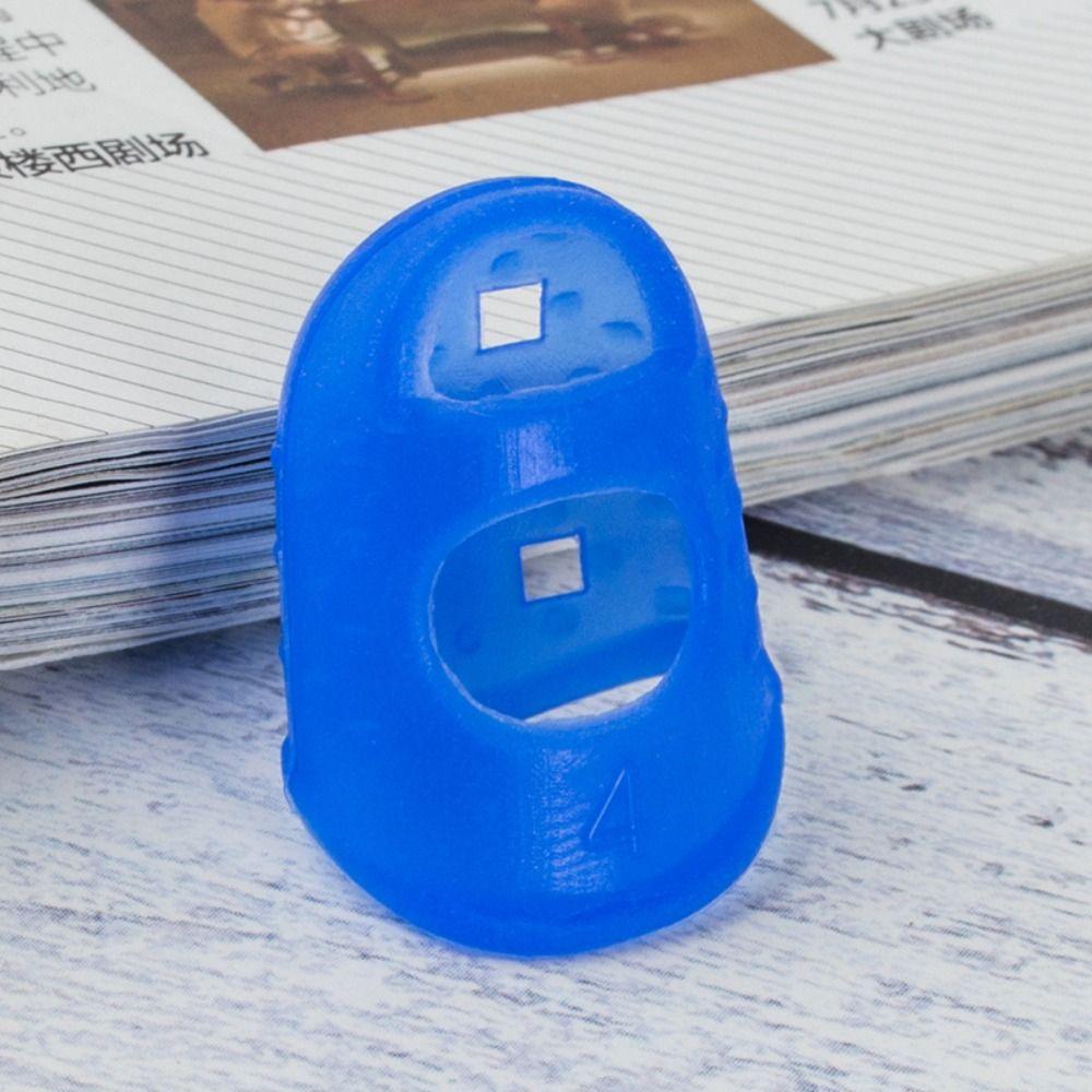 10pcs Solid Color Guitar Fingertip Protectors Breathable Guitar Finger Cover  Unisex