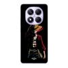 Чехол для телефона - Maniacase - Xiaomi Redmi Note 14 Pro 5G - Мягкий - Черный - Манга Аниме Луффи