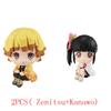 Anime Demon Slayer Doll Toy 6cm Nezuko Tanjirou Zenitsu Inosuke Kyoujurou Kanawo Action Figures Model Toy Kid Xmas Birthday Gift