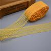 Beautiful 10 Meter Lace Ribbon Tape Width 45MM Trim Fabric DIY Embroidered Net Cord for Sewing Decoration African Lace Fabric