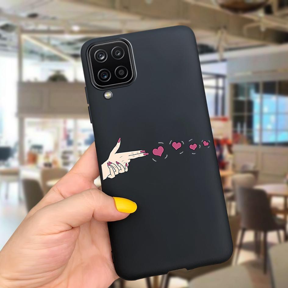 Чехол для Samsung Galaxy A12 Чехол для Samsung A42 5G Милое Сердечко Задняя крышка Fundas Для Samsung A 12 SM-A125F SM-A426B A 42 5G Чехлы для телефона